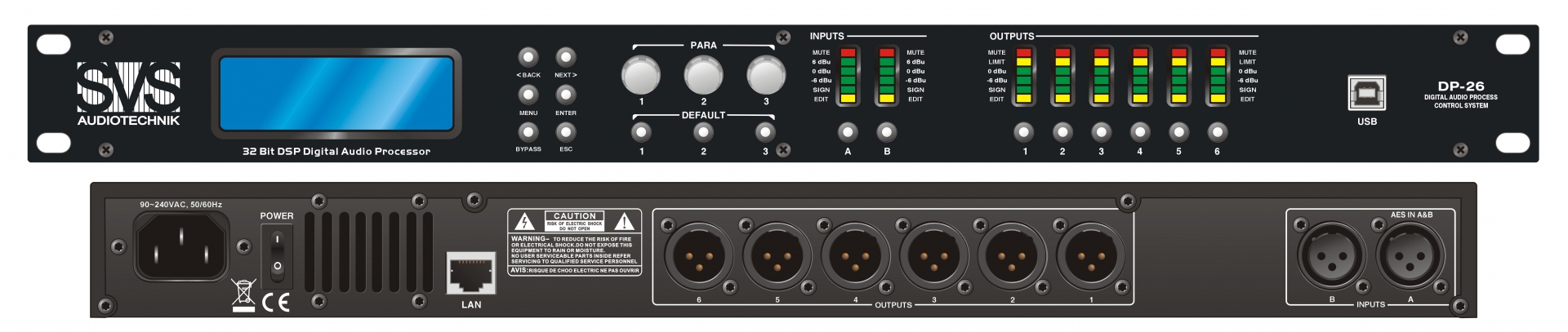 SVS Audiotechnik DP-26 Цифровой процессор: 2 входа 6 выходов в Угличе