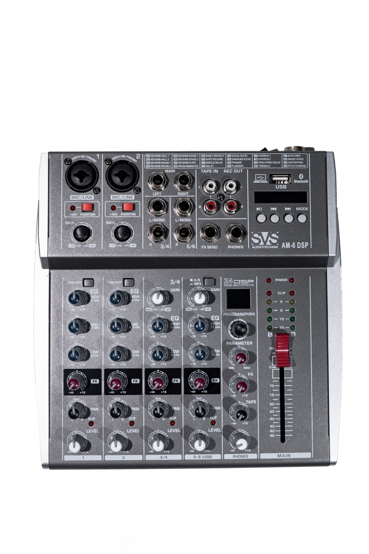 SVS Audiotechnik mixers AM-6 DSP Микшерный пульт аналоговый, 6-канальный SVS Audiotechnik mixers в Угличе