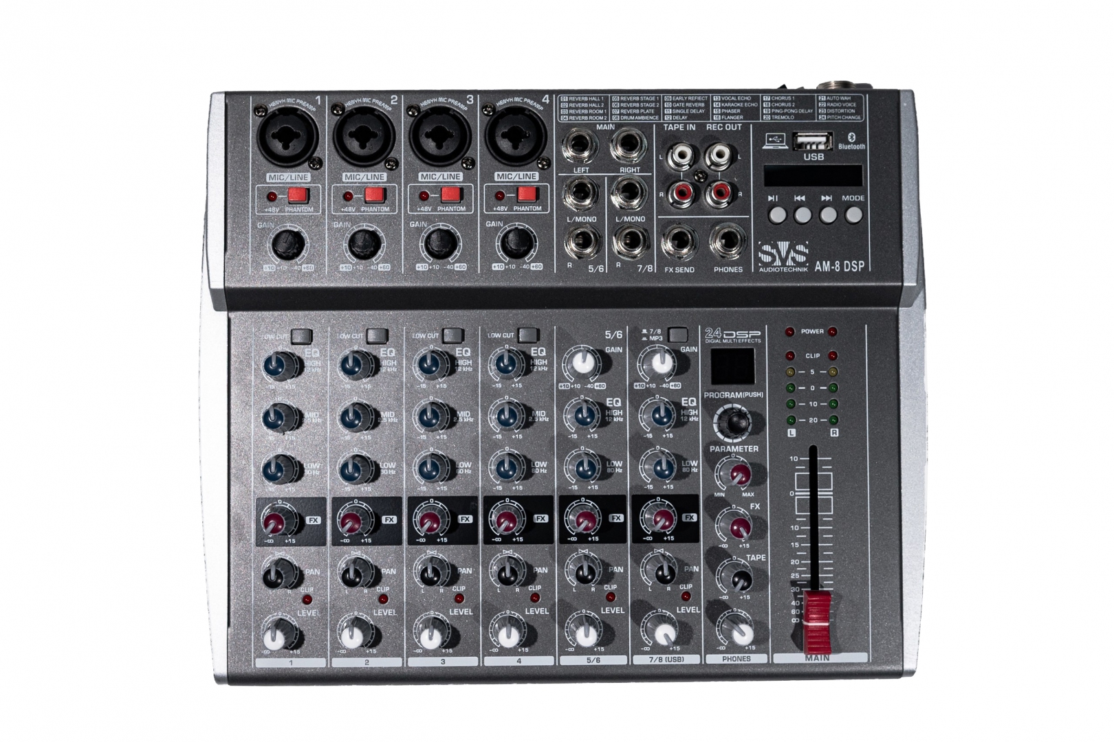 SVS Audiotechnik mixers AM-8 DSP Микшерный пульт аналоговый, 8-канальный в Угличе